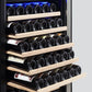 Empava 24" 116 Bottle Dual Zone Wine Cooler, EMPV-WC06D