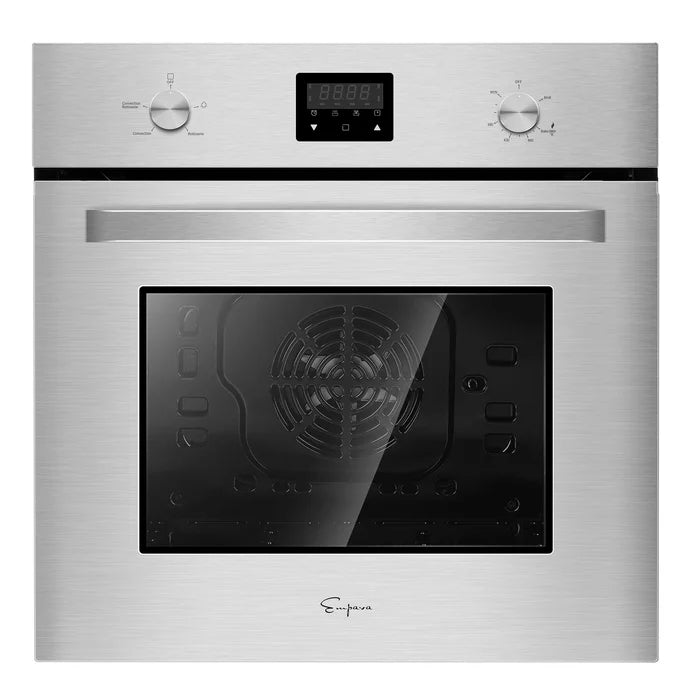 Empava 24" Single Natural Gas Wall Oven - 2.3 cu. ft., EMPV-24WO09