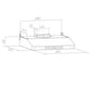 Empava 30" 500 CFM Ultra Slim Ducted Under Cabinet Range Hood, EMPV-30RH13