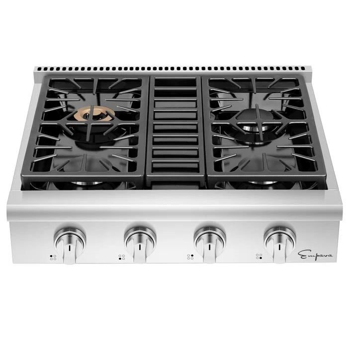 Empava 30" Built-In Natural Gas Cooktop with 4 Burners, EMPV-30GC30