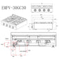 Empava 30" Built-In Natural Gas Cooktop with 4 Burners, EMPV-30GC30