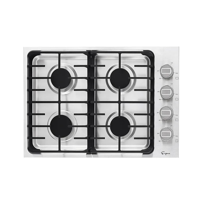 Empava 30" Stainless Steel Built-In Cooktop with 4 Gas Burners, EMPV-30GC33