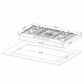 Empava 36" Stainless Steel Built-In Cooktop with 5 Gas Burners, EMPV-36GC23