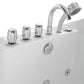 Empava 59" Freestanding Hourglass Whirlpool Bathtub with Faucet, EMPV-59AIS11