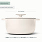 Caraway 6.5 qt Enameled Cast Iron Dutch Oven