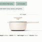 Caraway 1.8 qt Enameled Cast Iron Mini Sauce Pan