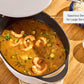 Caraway 8.5 qt Enameled Cast Iron Oval Dutch Oven