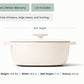 Caraway 8.5 qt Enameled Cast Iron Oval Dutch Oven