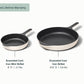 Caraway Enameled Cast Iron Skillet Duo