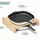 Caraway Cast Iron Skillet & Grill Pan Duo