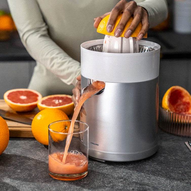 ZWILLING Enfinigy Citrus Juicer in Silver