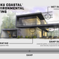 Big Ass Fans Haiku Coastal 60" Marine-Grade Outdoor Ceiling Fan - Cocoa Airfoils / Black Motor, with Integrated LED - Includes 10" Downrod