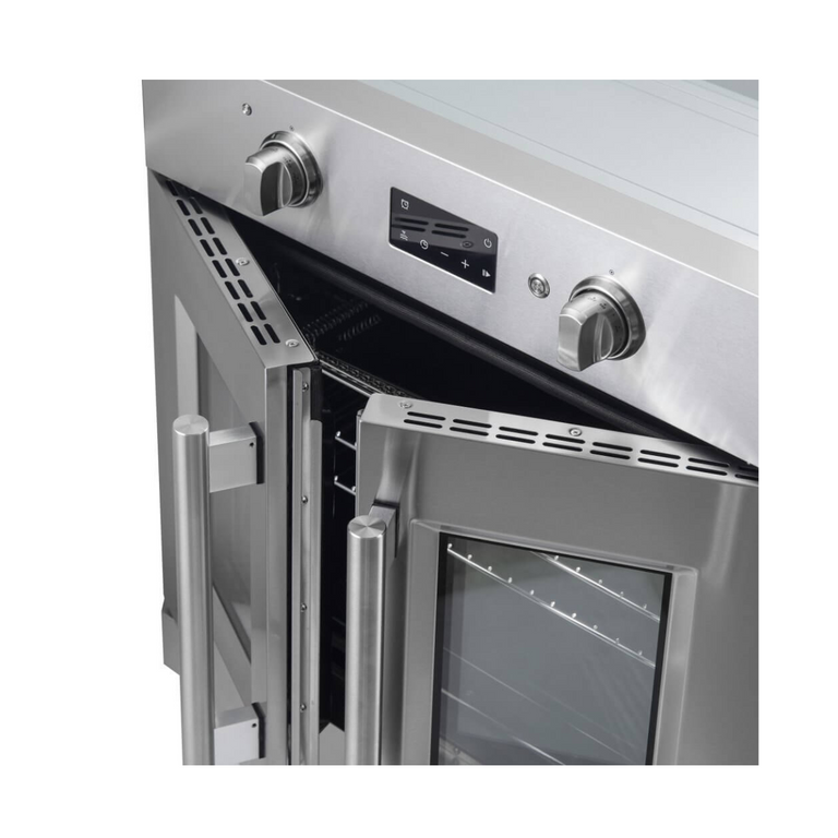 Forno 30" 3.58 Cu. Ft. French Door Electric Wall Oven with Air Fry, Self-Clean and Sous Vide, FBOEL1333-30