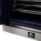 FORNO Gallico 30" 3.58 cu. ft. French Door Electric Wall Oven with Telescopic Racks, Air Fry, Self-Clean and Sous Vide, FBOEL1371-30