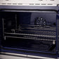 FORNO Gallico 30" 7.36 cu. ft. French Door Double Electric Wall Oven with Telescopic Racks, Air Fry, Self-Clean and Sous Vide, FBOEL1388-30