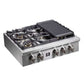 FORNO Spezia 30" Gas Rangetop with 5 Sealed Burners in Stainless Steel, FCTGS5751-30
