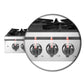 FORNO Spezia 30" Gas Rangetop with 5 Sealed Burners in Stainless Steel, FCTGS5751-30