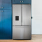 Cosmo 36" 22.4 cu. ft. 3-Door French Door Refrigerator with Water Dispenser and Ice Maker in Stainless Steel, COS-FDR223GWSS