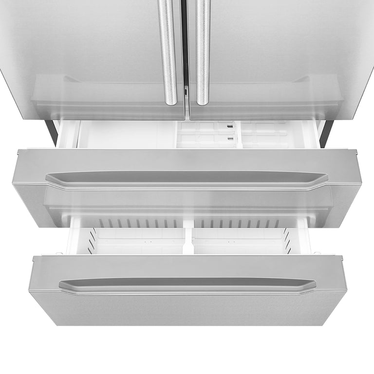 Cosmo Package - 36" Gas Range, Wall Mount Range Hood, Refrigerator with Ice Maker and Dishwasher, COS-4PKG-242