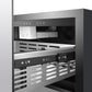 FORNO Cosenza 24" 4.69 cu.ft. Built-In Indoor/Outdoor Drawer Freezer with Ice Maker, FDRBI1838-24S