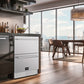 FORNO Cosenza 24" 4.69 cu.ft. Built-In Indoor/Outdoor Drawer Freezer with Ice Maker, FDRBI1838-24S