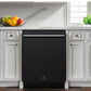 FORNO Espresso Romano 24" Built-In Tall Tub Dishwasher in Black with Silver Handles, FDWBI8035-24BLK