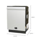 FORNO Romano 24" Built-In Tall Tub Dishwasher in Stainless Steel with Silver Handles, FDWBI8035-24S