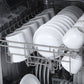 FORNO Polo 18" Built-in Dishwasher in White, FDWBI8041-18WHT