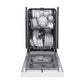 FORNO Polo 18" Built-in Dishwasher in White, FDWBI8041-18WHT