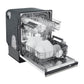 FORNO Espresso Pozzo 24" Built-In Dishwasher in White with Antique Brass Handles, FDWBI8067-24WHT