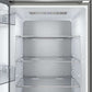 FORNO Maderno 32" 13.6 cu.ft. Left Swing Convertible Refrigerator and Freezer with Modern Trim Kit in Stainless Steel, FFFFD1722-32LSG