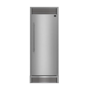 FORNO Maderno 32" 13.6 cu.ft. Right Swing Convertible Refrigerator and Freezer with Modern Trim Kit in Stainless Steel, FFFFD1722-32RSG