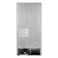 FORNO Espresso Milano 31" 17.2 cu. ft. Left Swing Refrigerator and Bottom Freezer with Ice Maker in White and Antique Brass Handles, FFFFD1786-31WHT