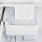 FORNO Espresso Gallipoli 30" 17.5 Cu. Ft. Refrigerator with Ice Maker in Black with Silver Handles, FFFFD1974-31BLK