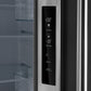 FORNO Gallipoli 35" 17.5 cu. ft. French Door Built-In Refrigerator in Stainless Steel with Ice Maker and Grill Trim Kit, FFFFD1974-35SG