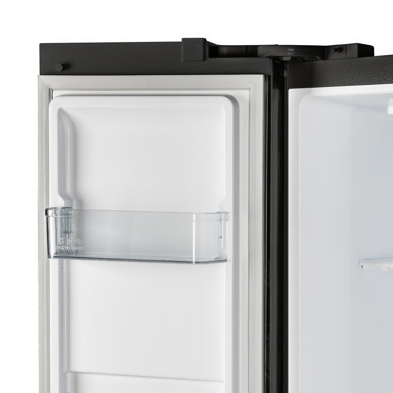 Forno Espresso 33" 15.6 cu. ft. Refrigerator in Black with Silver Handles, FFRBI1805-33BLK