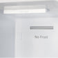 FORNO Espresso Salerno 33" 15.6 cu. ft. Refrigerator in Black with Silver Handles, FFRBI1805-33BLK
