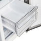 FORNO Salerno 33" 15.6 cu. ft. Side-by-Side Built-In Refrigerator in Stainless Steel, FFRBI1805-33SB