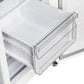 FORNO Espresso Salerno 33" 15.6 cu. ft. Refrigerator in White with Antique Brass Handles, FFRBI1805-33WHT