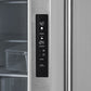 FORNO Moena 40" 19.2 cu. ft. French Door Built-In Refrigerator in Stainless Steel with Ice Maker and Modern Trim Kit, FFRBI1820-40MG