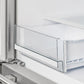 FORNO Moena 40" 19.2 cu. ft. French Door Built-In Refrigerator in Stainless Steel with Ice Maker and Modern Trim Kit, FFRBI1820-40MG