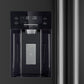 FORNO Espresso Salerno 36" 20 cu. ft. Side-By-Side Refrigerator with Water and Ice Dispenser in Black with Silver Handles