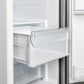 FORNO Salerno 36" 20 cu. ft. Side-by-Side Built-In Refrigerator with Water and Ice Dispenser, FFRBI1844-36SB