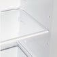 FORNO Espresso Salerno 36" 20 cu. ft. Side-By-Side Refrigerator with Water and Ice Dispenser in White with Antique Brass Handles