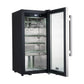 FORNO Asciutto 16" 2.65 cu.ft. Dry Aging Cabinet with LED Lighting and Adjustable Shelves in Stainless Steel, FFSDA6857-16
