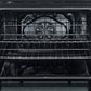 FORNO Espresso Leonardo 30" 5 cu. ft. Electric Range in White with Antique Brass Handles, FFSEL6012-30WHT