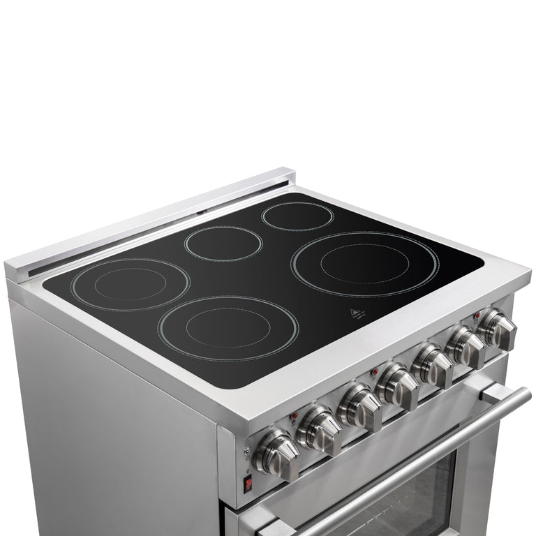 Forno 30" Freestanding Electric Range with 5 Elements, FFSEL6020-30
