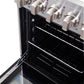FORNO Pallerno 20" 2.05 cu.ft. Freestanding Electric Range with 4 Elements in Stainless Steel, FFSEL6052-20