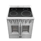 FORNO Galiano 30" 4.32 cu. ft. Freestanding Electric Range with French Door in Stainless Steel, FFSEL6917-30
