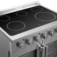FORNO Galiano 36" 5.36 cu. ft. Freestanding Electric Range with French Door in Stainless Steel, FFSEL6917-36